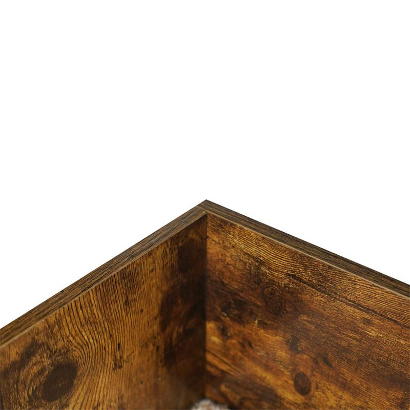 Nowoczesne łóżko dla psa w drewnie wewnętrznym z ramą Nowoczesne łóżko dla psa w drewnie wewnętrznym z ramą