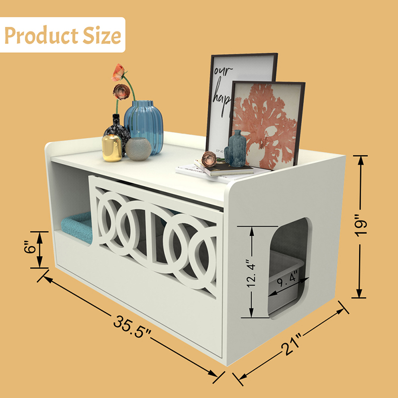 Ukryty toalet toalety Zakłada Szafka Szafka na kota klatka kota Ukryty toalet toalety Zakłada Szafka Szafka na kota klatka kota