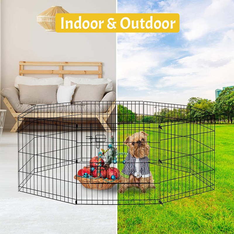 Składany drut metalowy pies Playpen Składany drut metalowy pies Playpen
