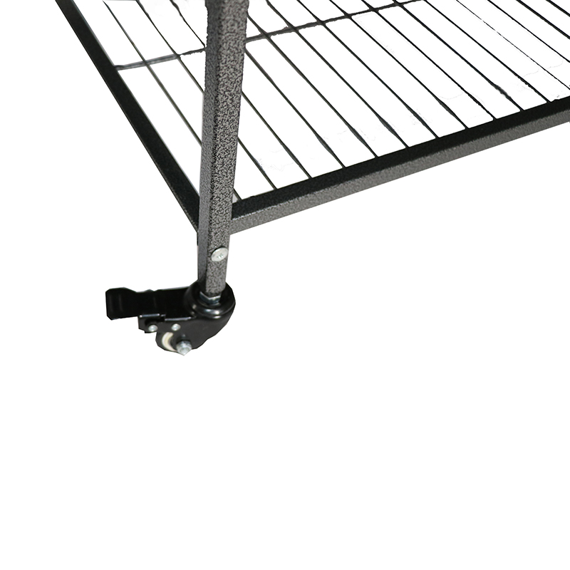 Duże wytrzymałe metalowe 2/3/4-poziomowe klatkę kota w kasie z kółkami Duże wytrzymałe metalowe 2/3/4-poziomowe klatkę kota w kasie z kółkami