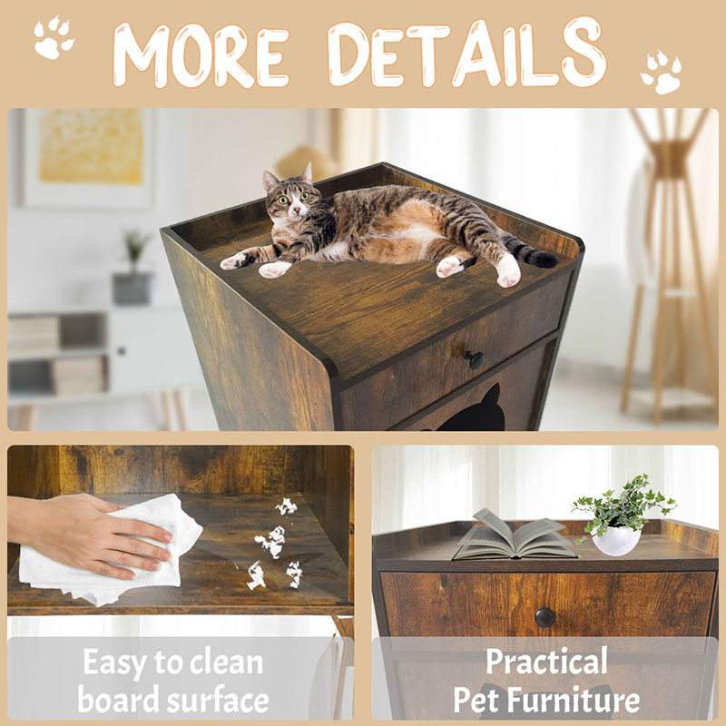 Koty w stylu mebli w kształcie telewizji klatka z szufladą szafki miotu Koty w stylu mebli w kształcie telewizji klatka z szufladą szafki miotu