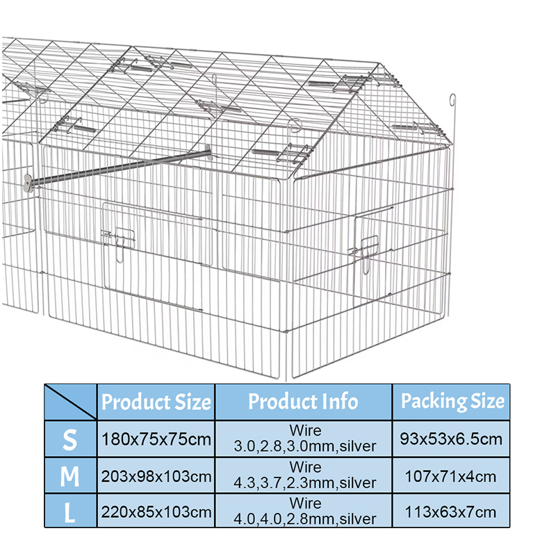 Składany składany drobiowy kurnik z okładką UV Składany składany drobiowy kurnik z okładką UV
