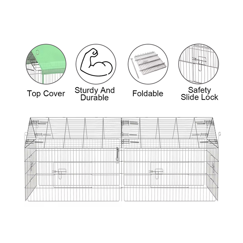 Składany składany drobiowy kurnik z okładką UV Składany składany drobiowy kurnik z okładką UV