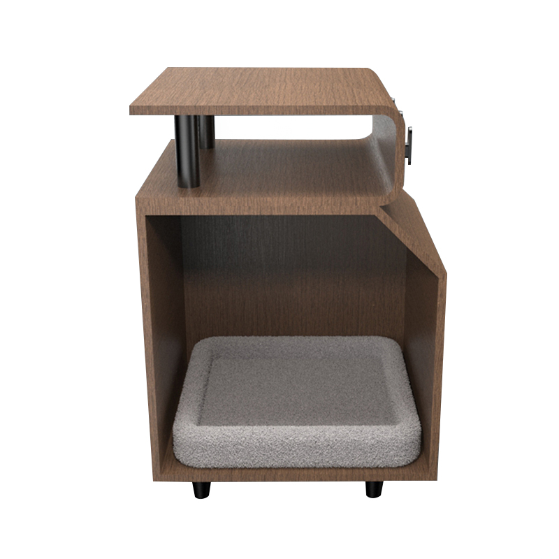 Drewniane łóżka dla zwierząt łóżek kota z drapią