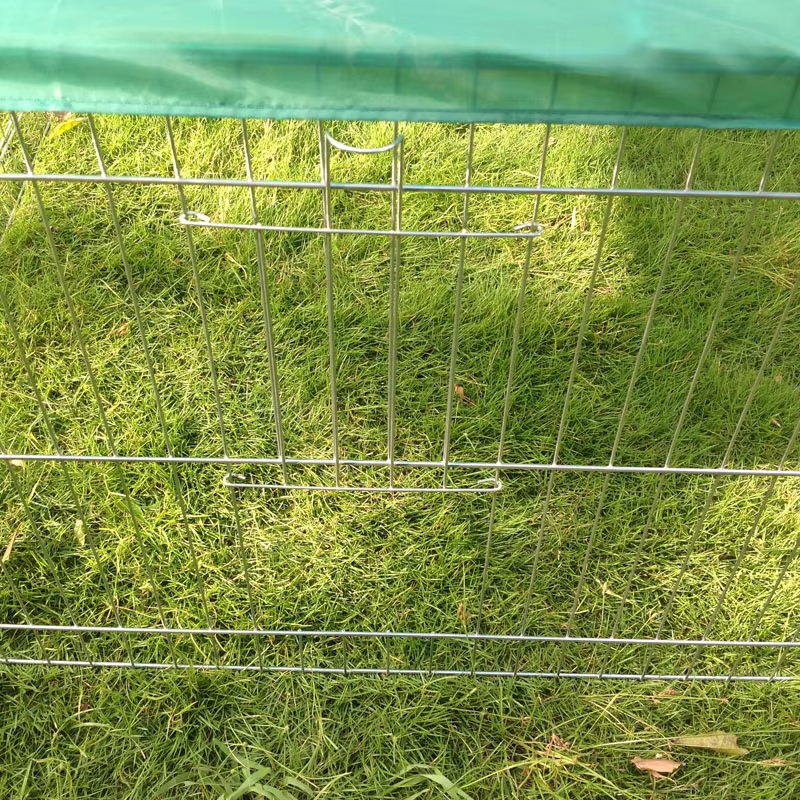 Składany druciany metalowy pies na zewnątrz z górną osłoną Składany druciany metalowy pies na zewnątrz z górną osłoną