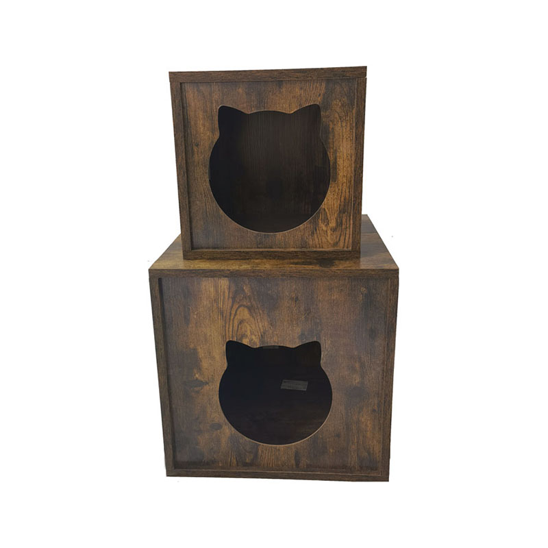 Cząsteczka drewna meble wewnętrzne koty klatki końcowych szafki miotne